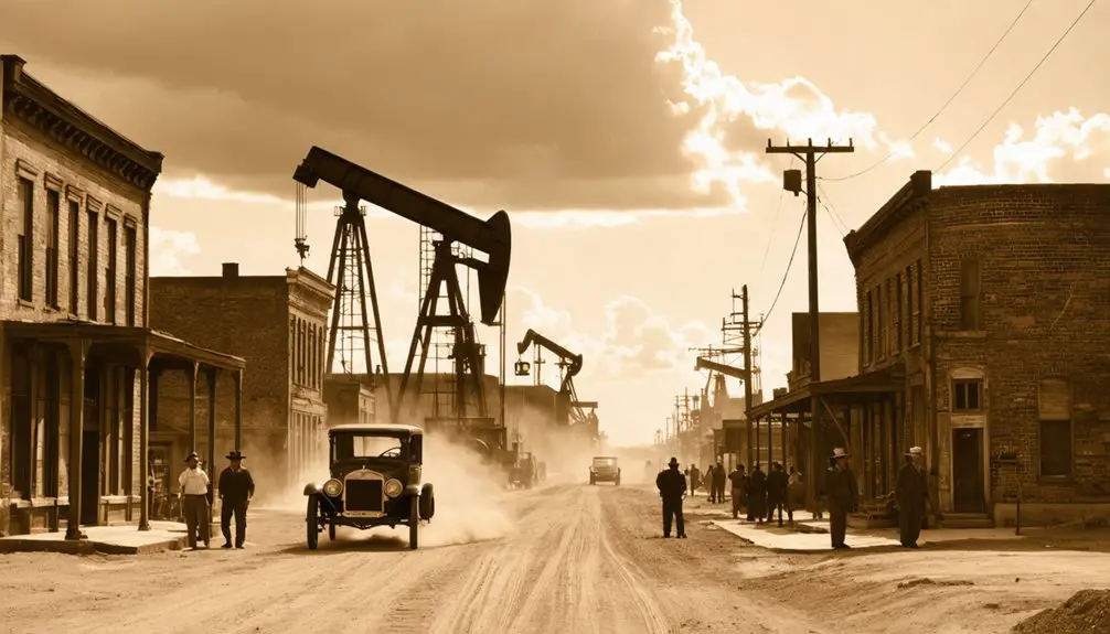 oil boomtown transformation era