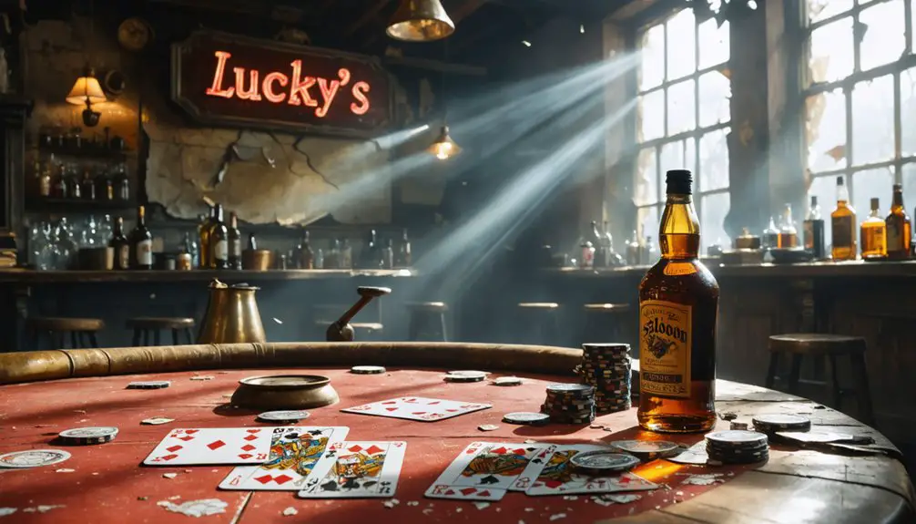 saloons gambling lawlessness community