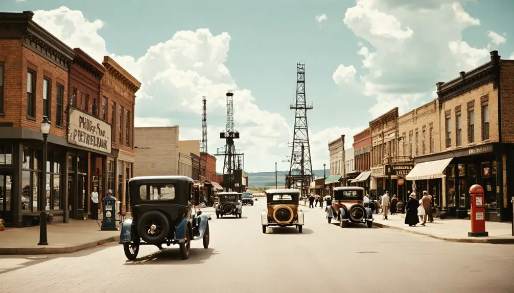 thriving company town prosperity