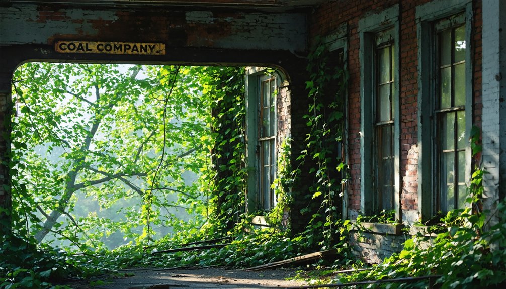 urban exploration of ruins