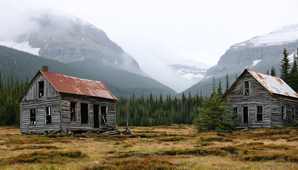 abandoned alaskan coastal settlement