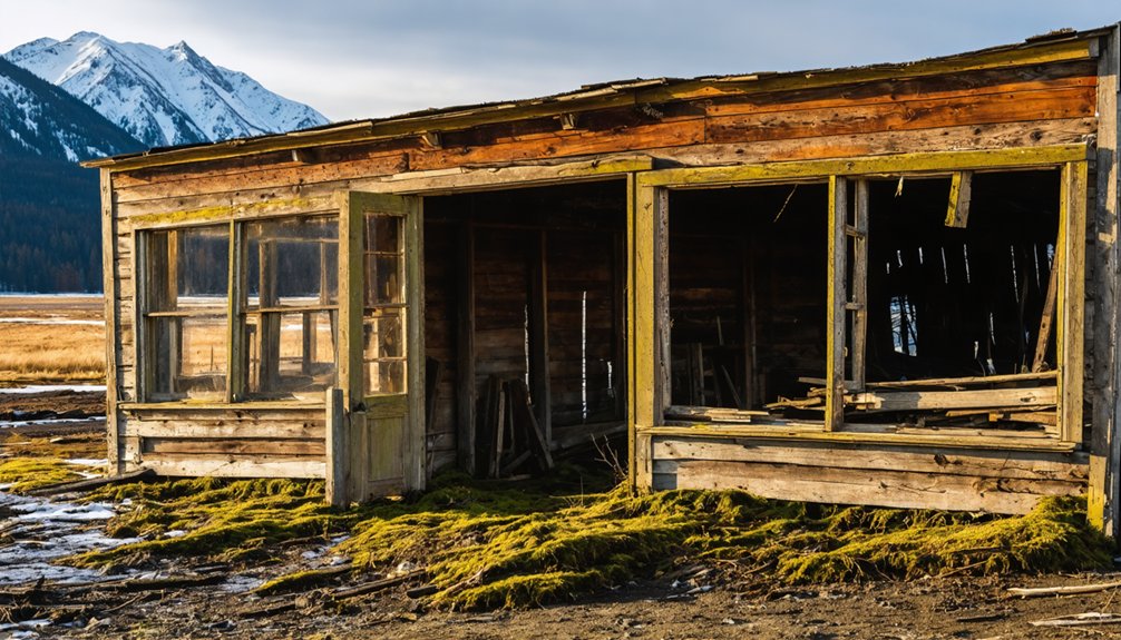 abandoned alaskan mining settlement