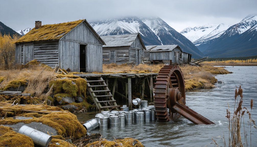 abandoned alaskan mining settlement