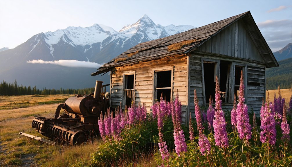 abandoned alaskan mining settlement