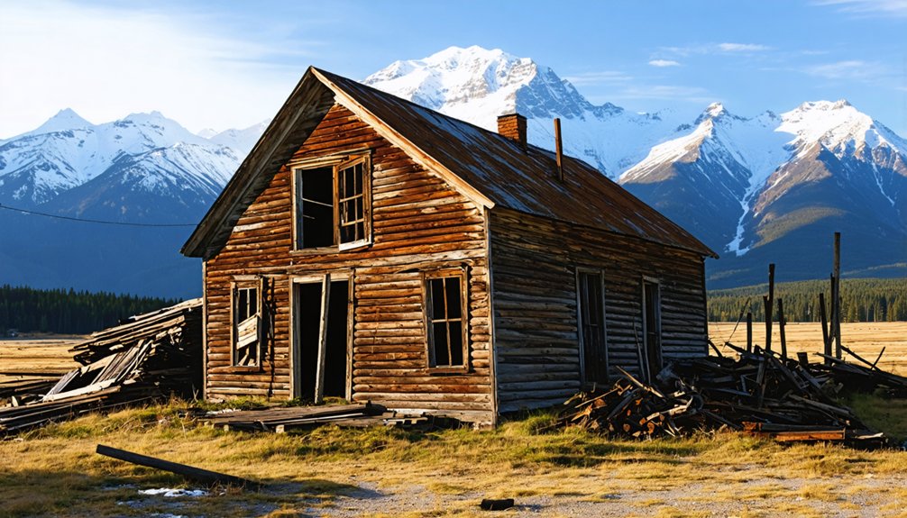 abandoned alaskan mining settlement