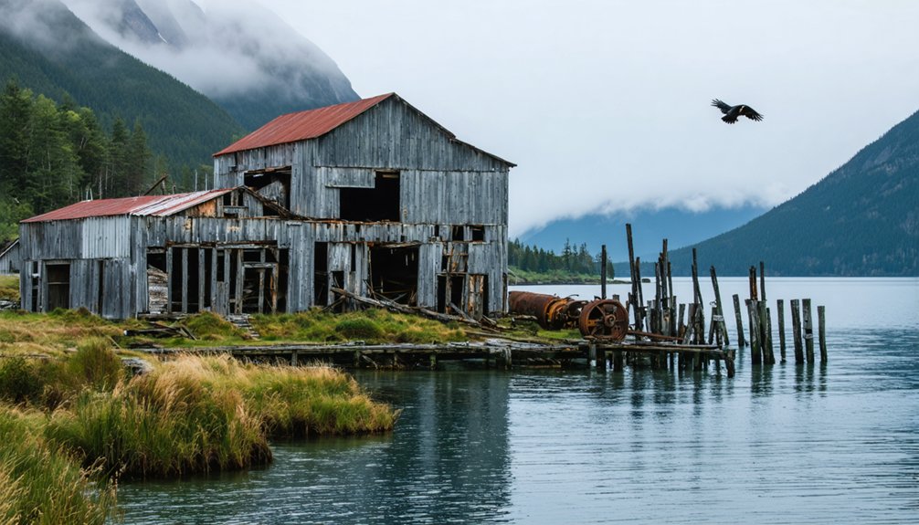 abandoned alaskan mining settlement