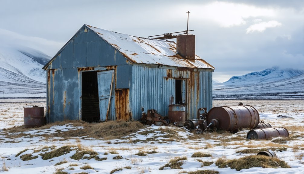 abandoned alaskan mining settlement