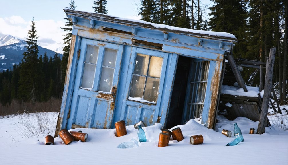 abandoned alaskan mining settlement