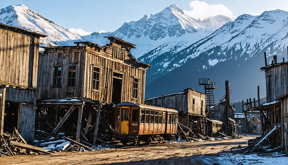 abandoned alaskan mining settlement