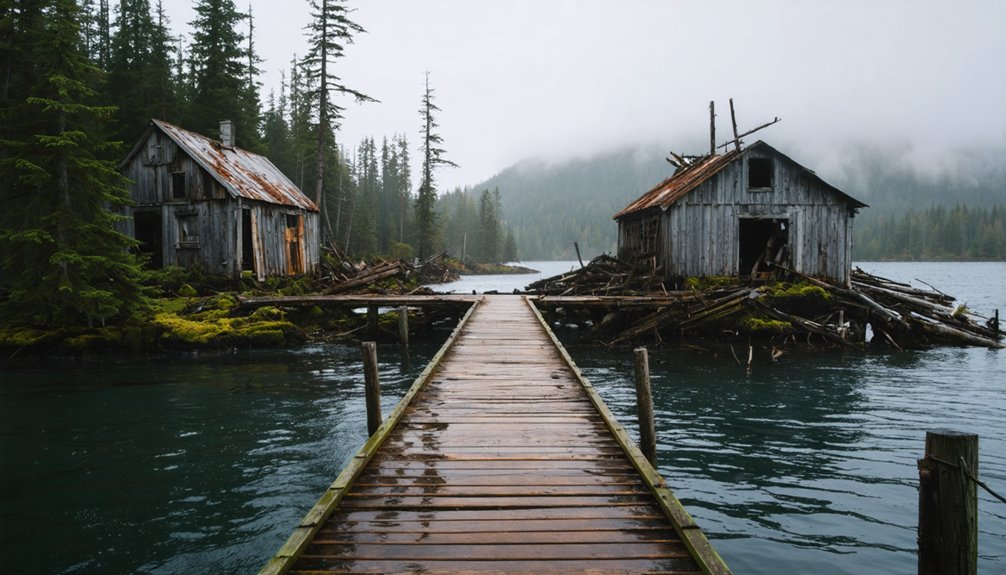 abandoned alaskan mining settlement