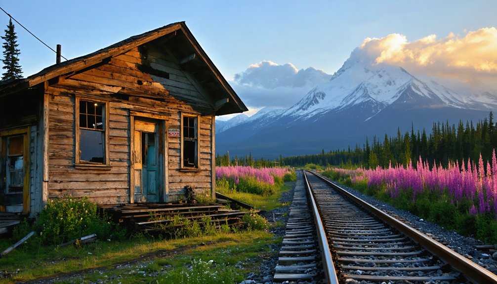 abandoned alaskan mining settlement