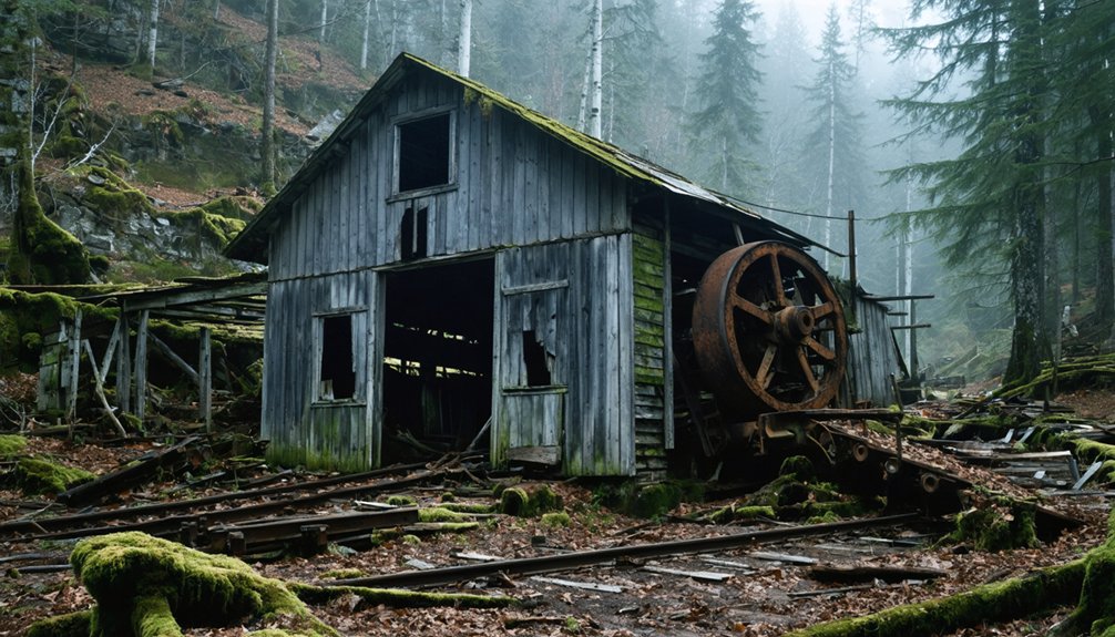 abandoned alaskan mining town
