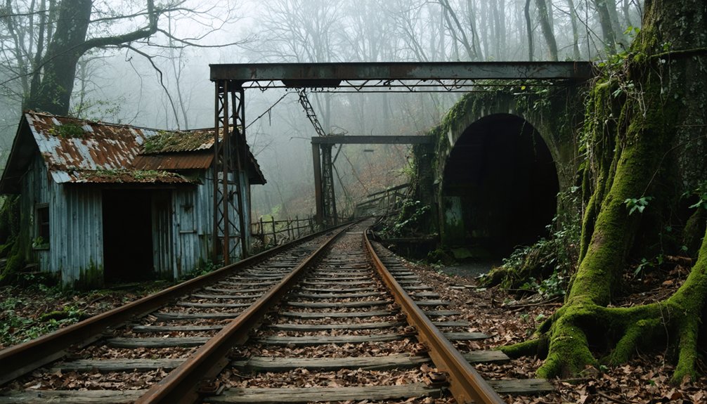 abandoned coal mining town