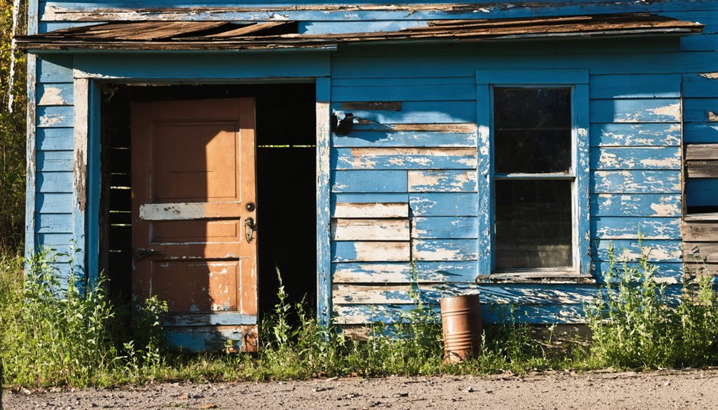 abandoned gold rush town