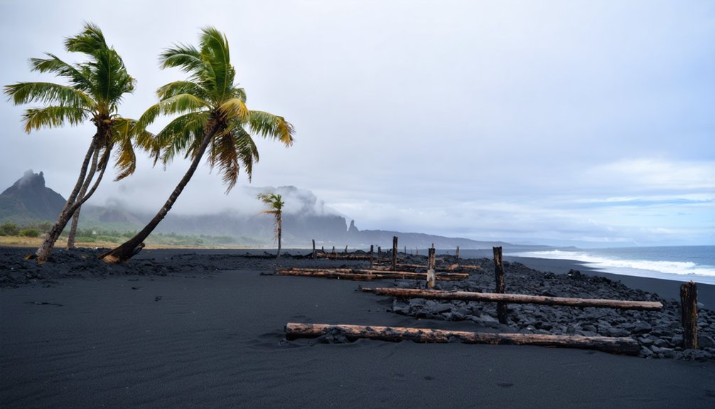 abandoned hawaiian coastal village