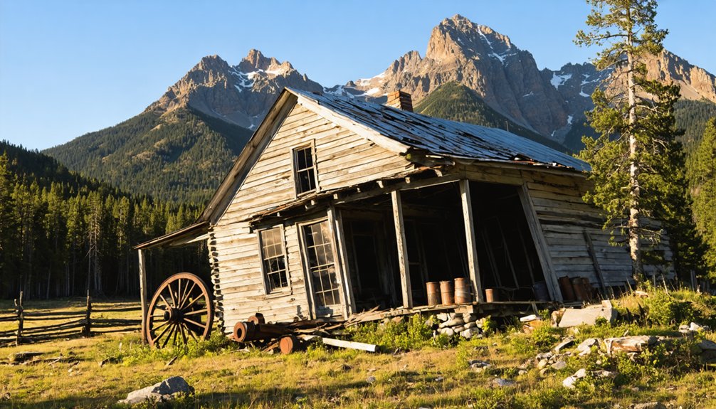 abandoned historic mining town