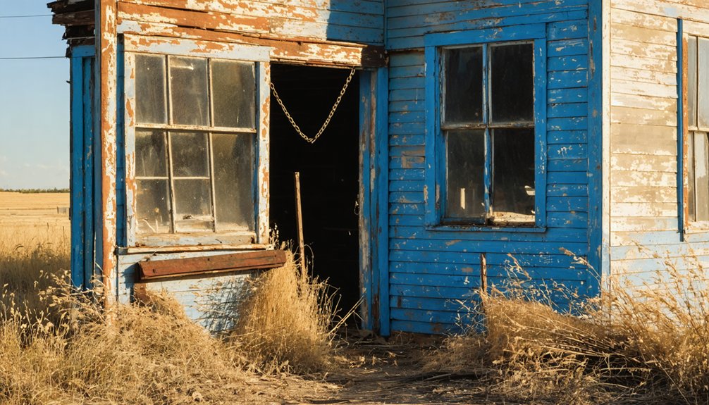 abandoned historic mining town
