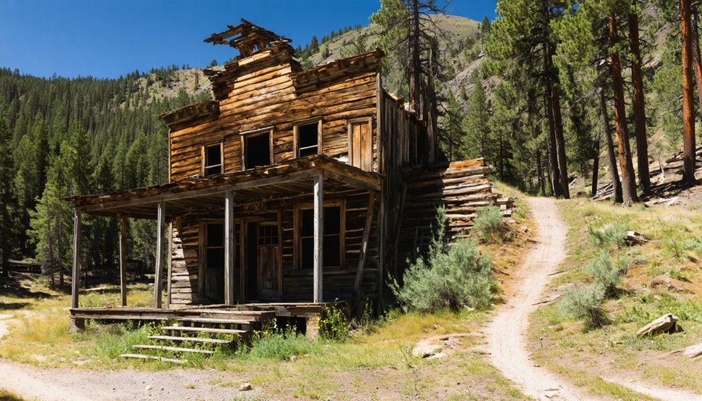 abandoned historic mining town