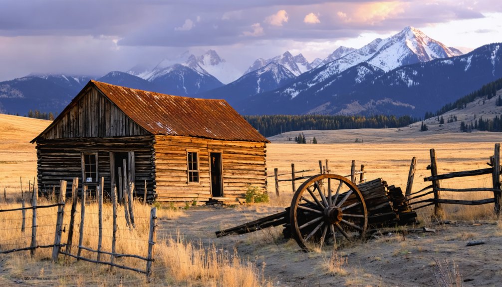 abandoned historic mining town