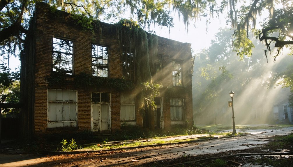 abandoned historic southern town