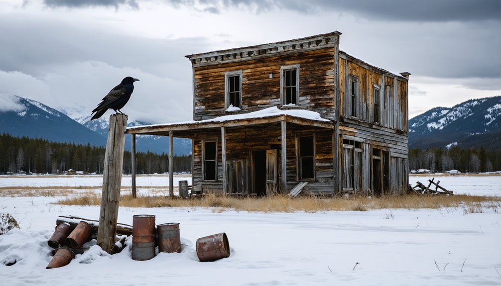 abandoned idaho mining town