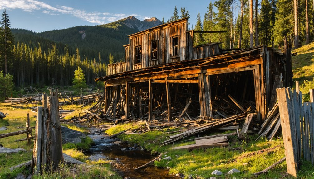 abandoned idaho mining town