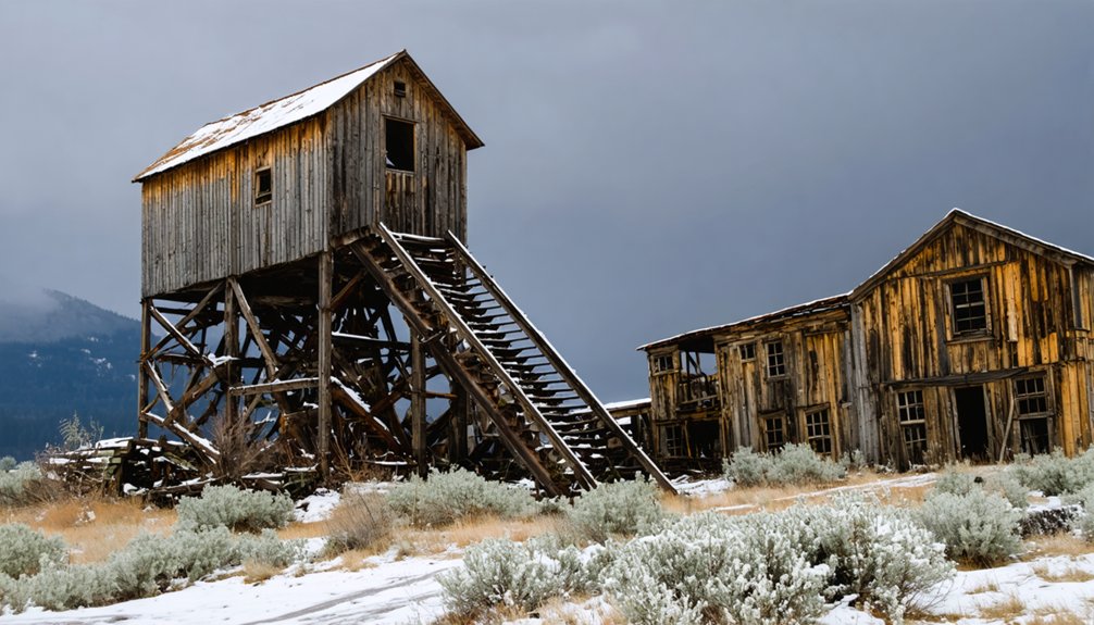 abandoned idaho mining town