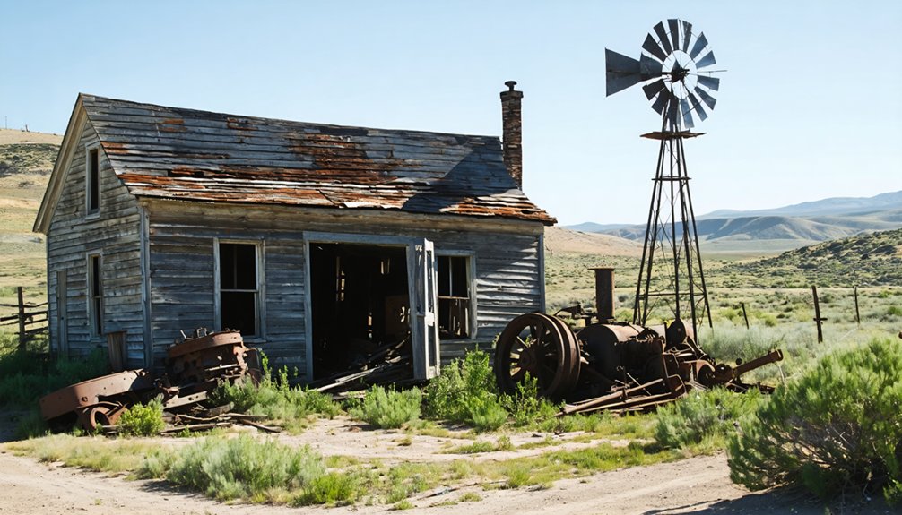 abandoned idaho mining town