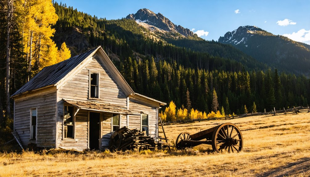 abandoned mining town relic