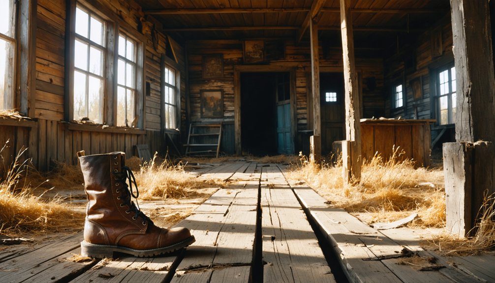 abandoned mining town remains