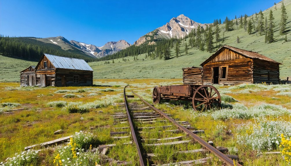 abandoned mining town remains
