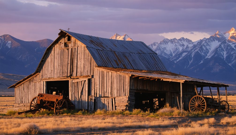 abandoned mining town remnants