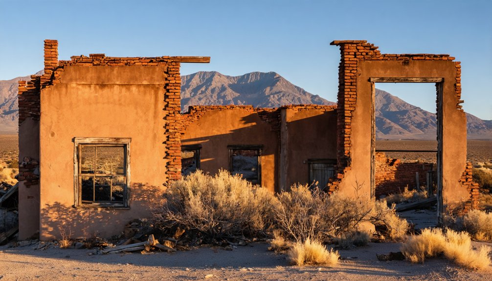 abandoned mining town ruins
