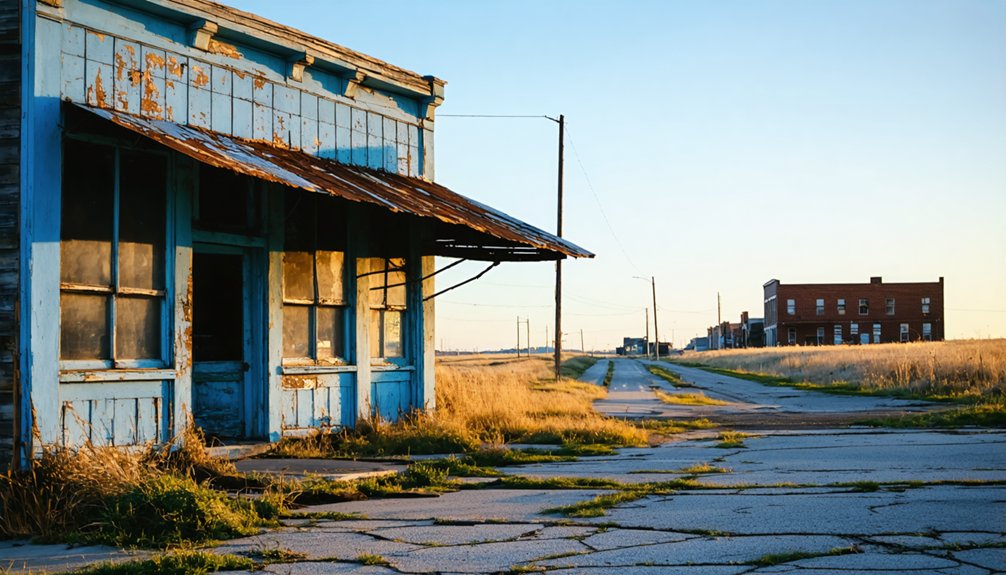 abandoned towns along railways