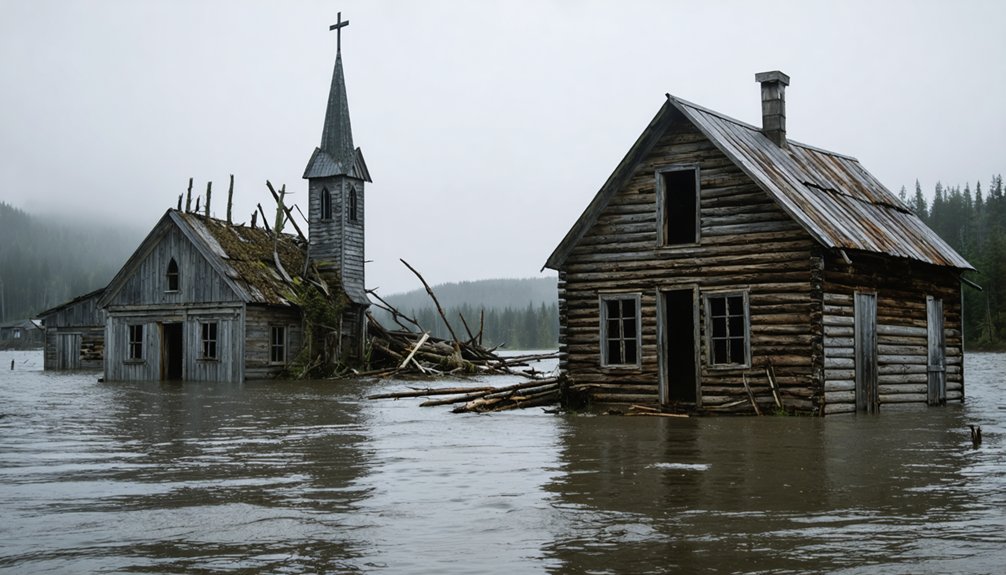 catastrophic earthquake induced flooding devastation