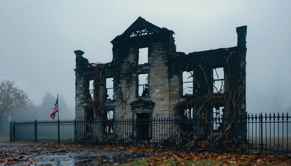 courthouse fire ignites political struggle