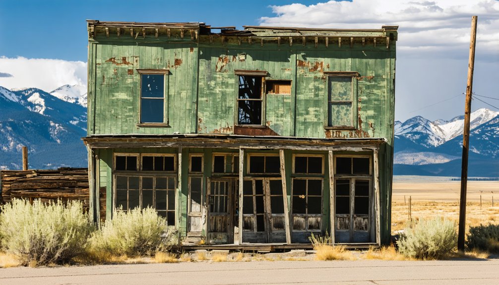 deteriorating remnants of prosperity