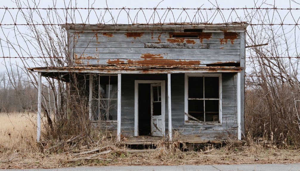 forgotten railroad town ruins