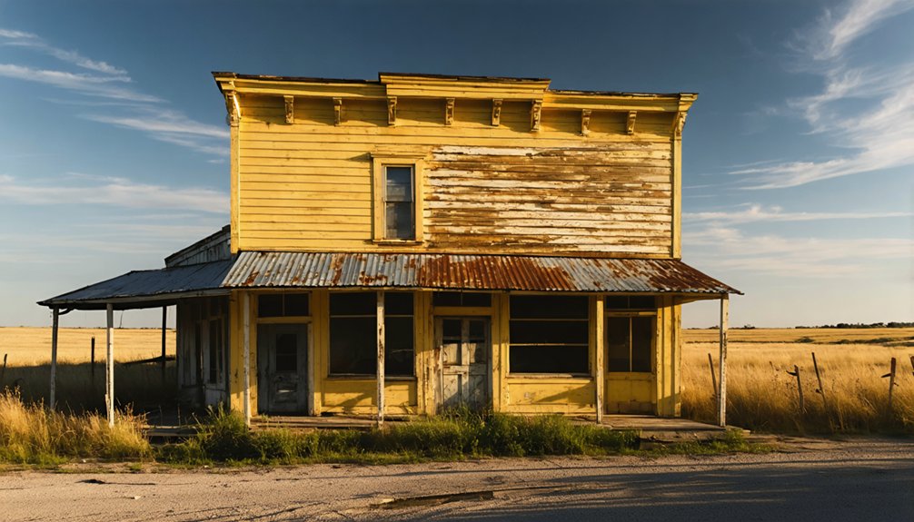 from bustling to abandoned