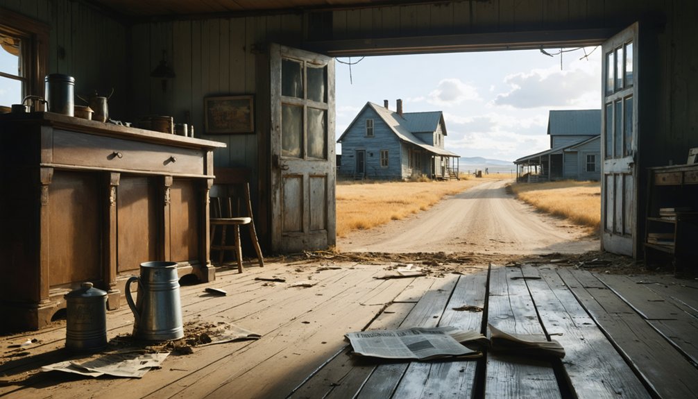 from thriving to abandoned