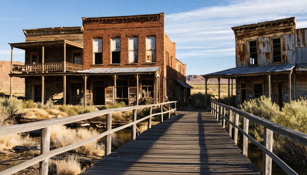 frontier architecture along creek