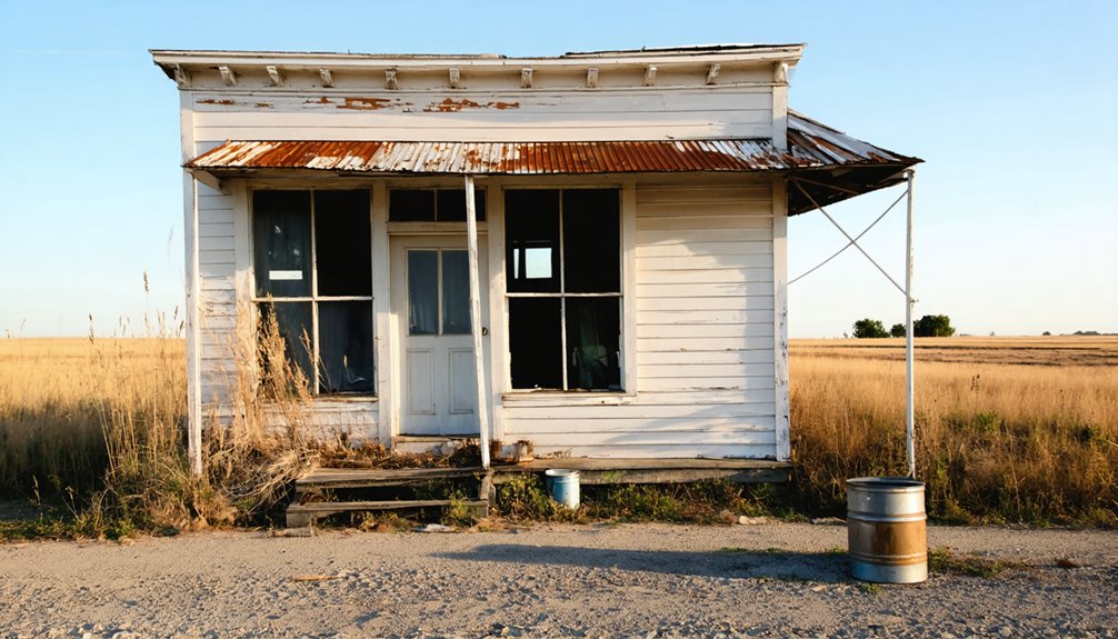 frontier town architectural remnants