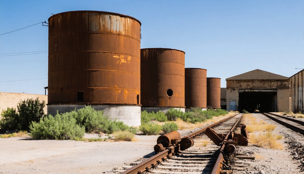 ghost town oil remnants