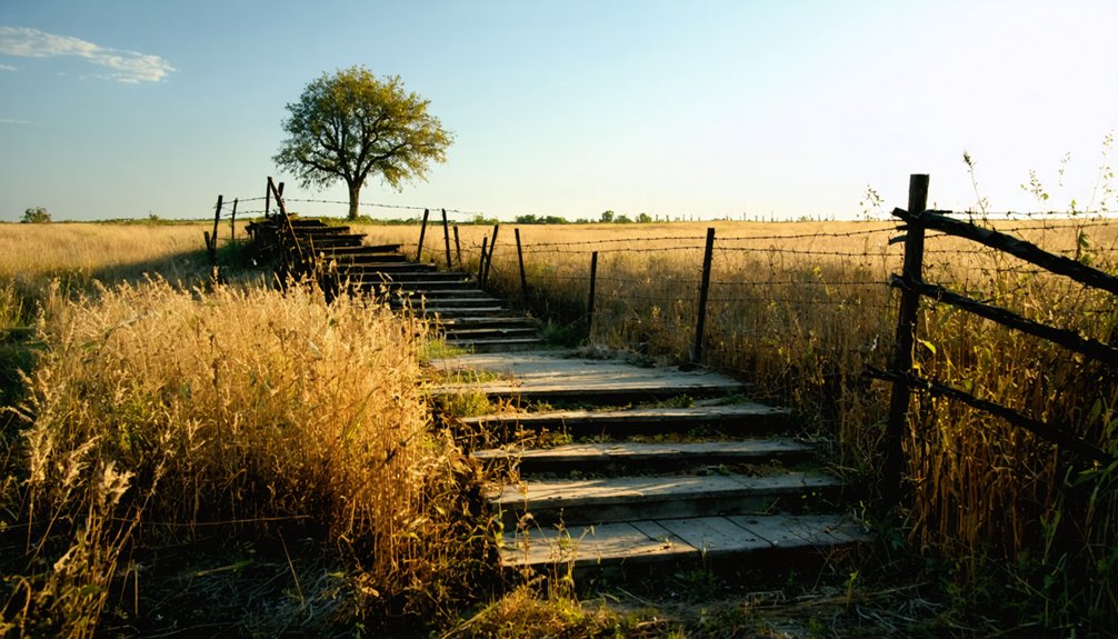 ghost town remnants remain