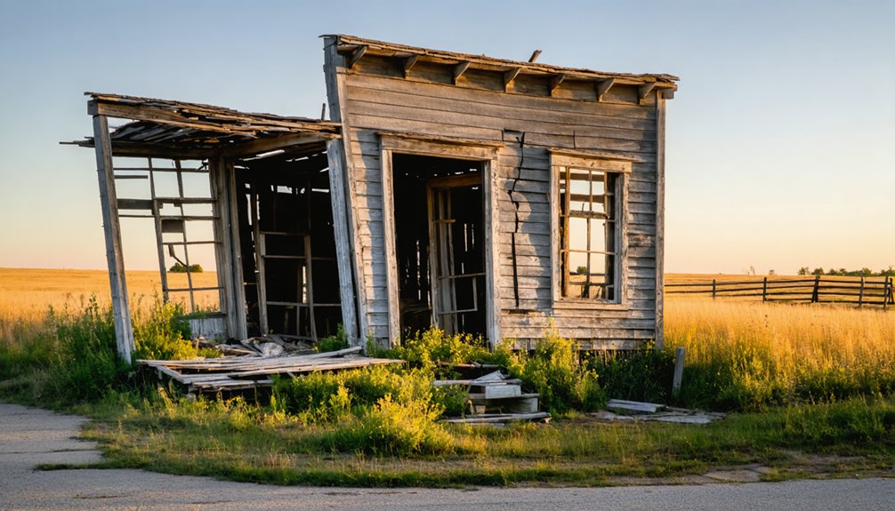 ghost town s empty remains