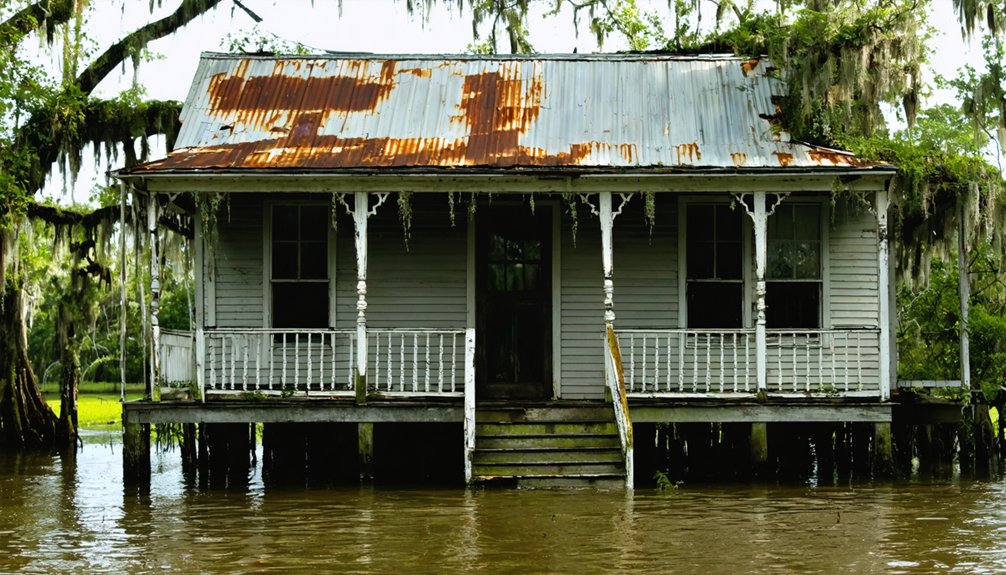 ghost town submerged ruins