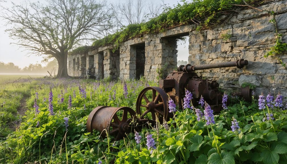 ghostly remnants of history