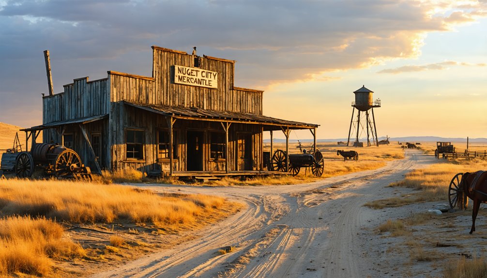 gold rush mining settlement
