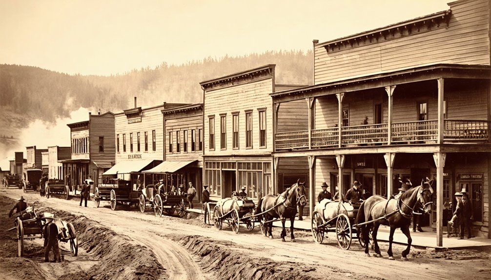 gold rush mining settlement