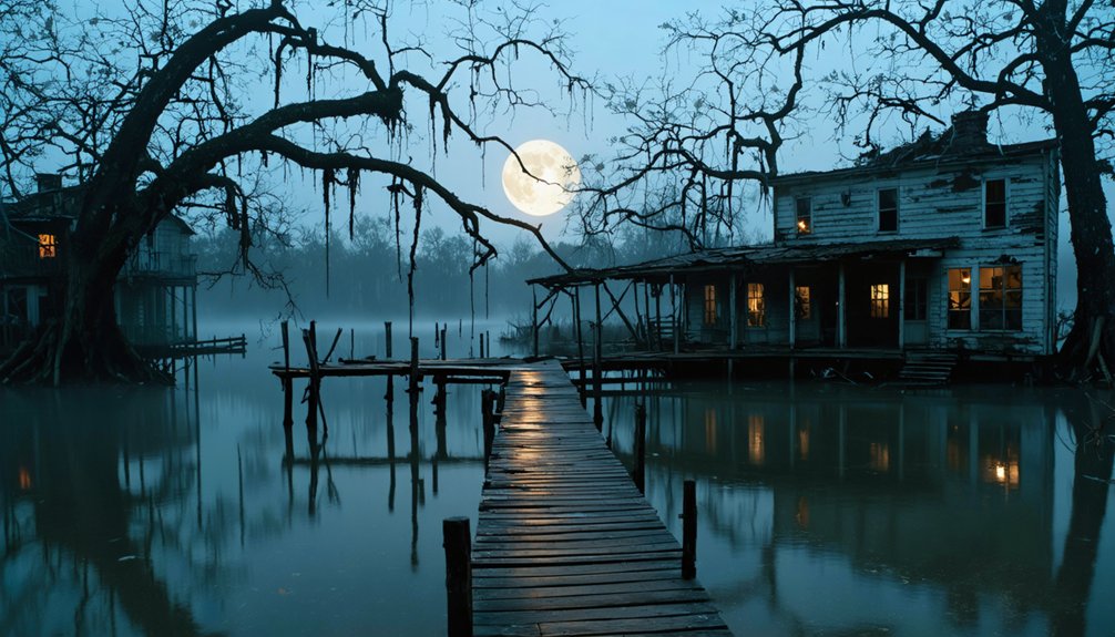 haunted lake with ghostly legends
